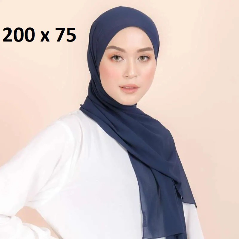 PASHMINA CERUTY BABYDOLL PANJANG 200