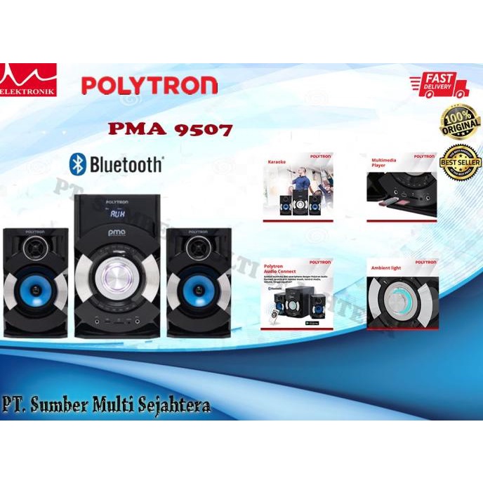 Polytron Active Speaker Bluetooth PMA 9507 / PMA9507 viral