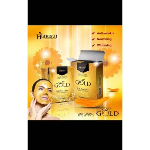 HANASUI NATURGO/NATURGO GOLD/MASKER WAJAH/BPOM/1 BOX 10 PCS