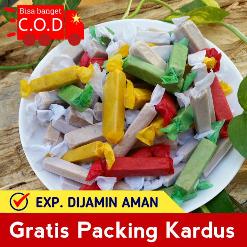 

[CINTAH SNACK] PERMEN TAPE 250 GRAM / PERMEN JADHAH