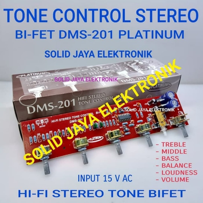 Kit Tone Control BI-FET Platinum Dms 201 / Tone kontrol bifet dms 201