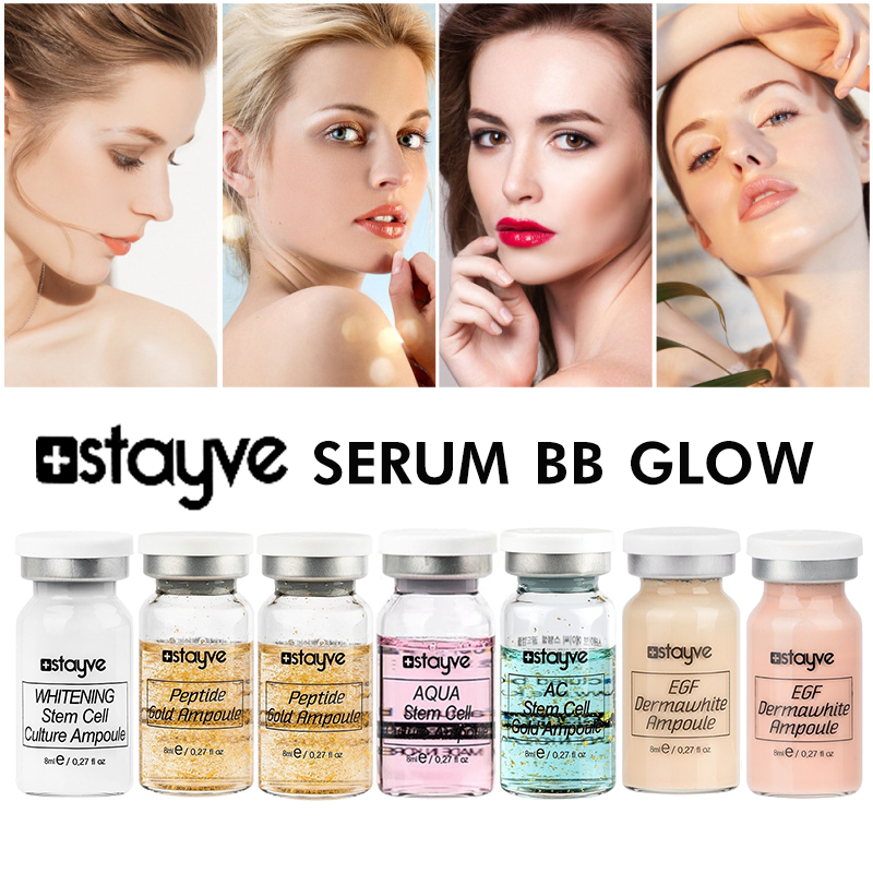 STAYVE Serum BB Glow Acne Aqua Salmon DNA Whitening MTS Machine  Per Biji