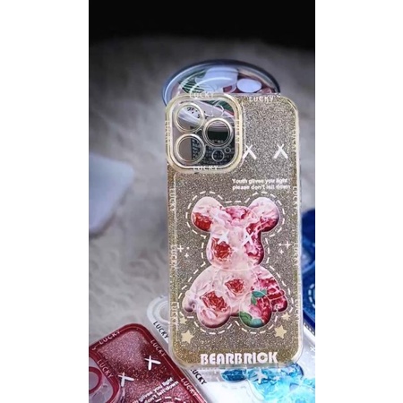 Case Gliter Bear Brick Case Hp oppo realme vivo samsung xiaomi redmi#casebearbrick#caselucu#casekekinian#case#casehp