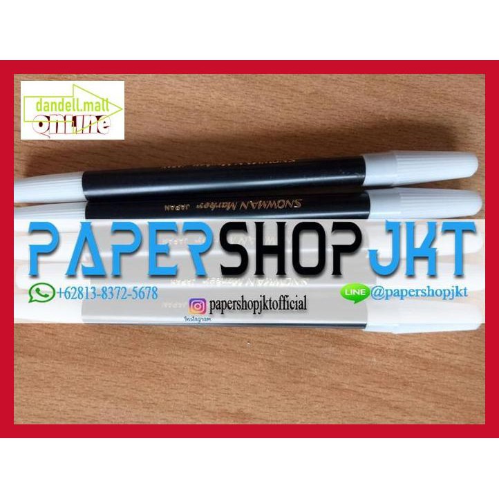 

U8Tyrt67- Termurah!!! Spidol Kecil Marker Snowman Hitam - Hitam E3Yrf797-