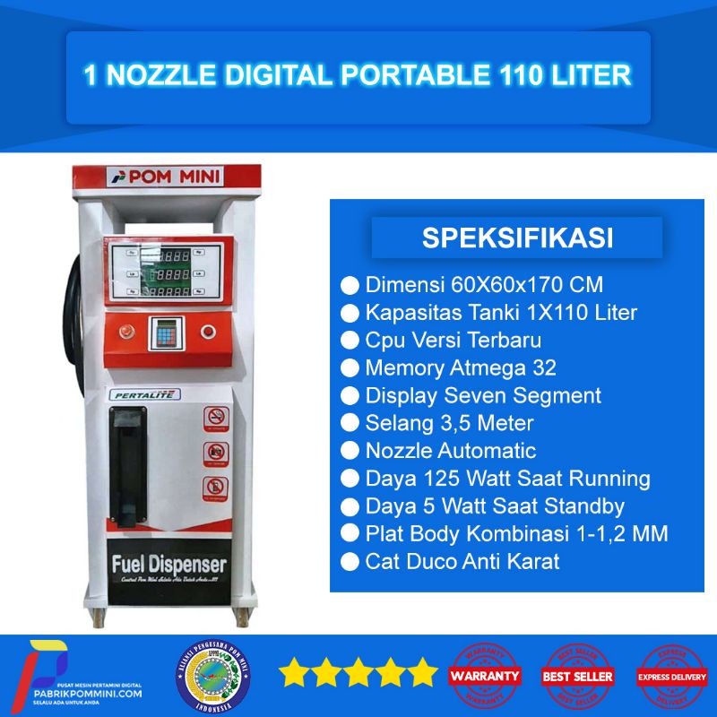 Pom Mini Digital 1 Nozzle 110L