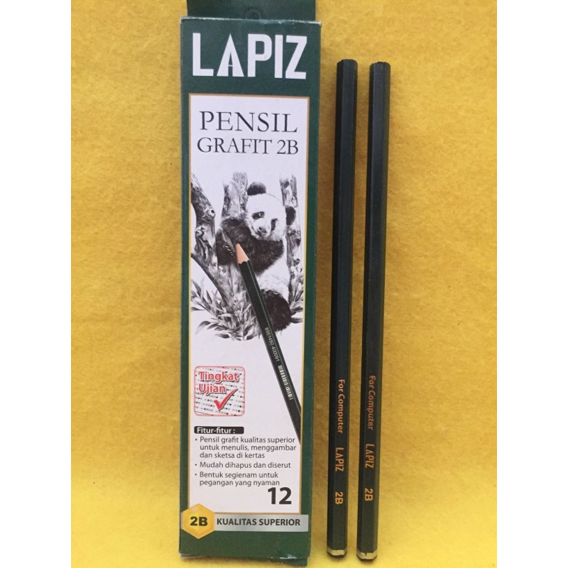 Pencil / Pensil 2B / 1 BOX 12 PCS