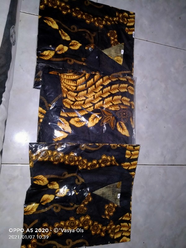 Maura Couple - Sania Ruffle Batik Couple Ori Ndoro Jowi Garansi