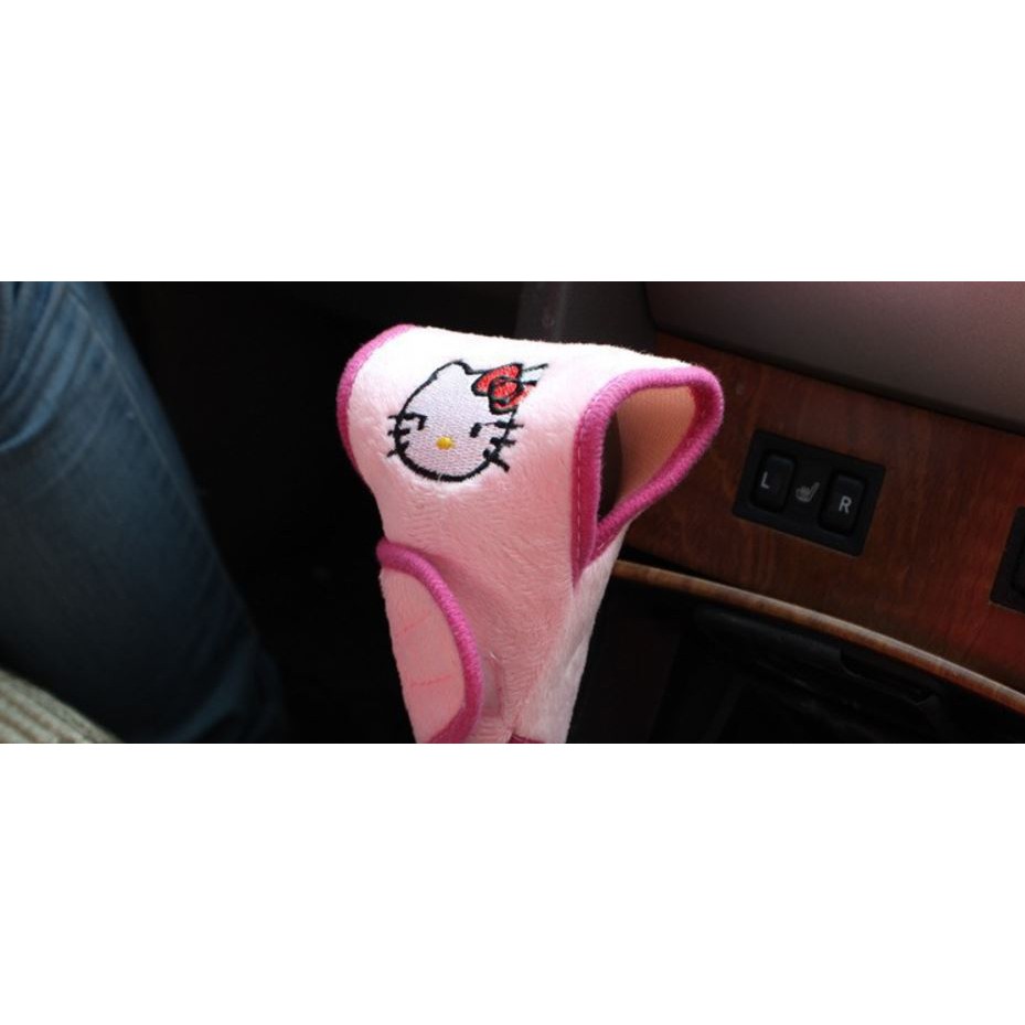 Cover 3 In 1 PINK Hello Kitty Sanrio for Lady Driver pengemudi wanita cover rem spion dan persneling