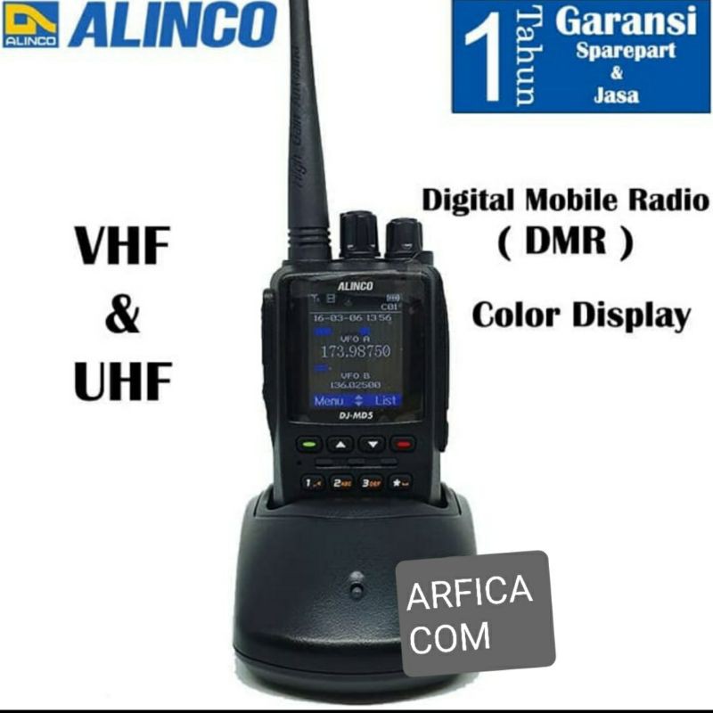 HT ALINCO DJ-MD5 HT DMR DUALBAND ORI GARANSI DIGITAL RADIO DJMD5