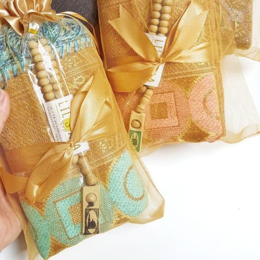 ♩ [TARM] SAJADAH DEWASA BESAR TURKI TASBIH KAYU Packing Tile Serut PAKET - ar1 tosca ✳