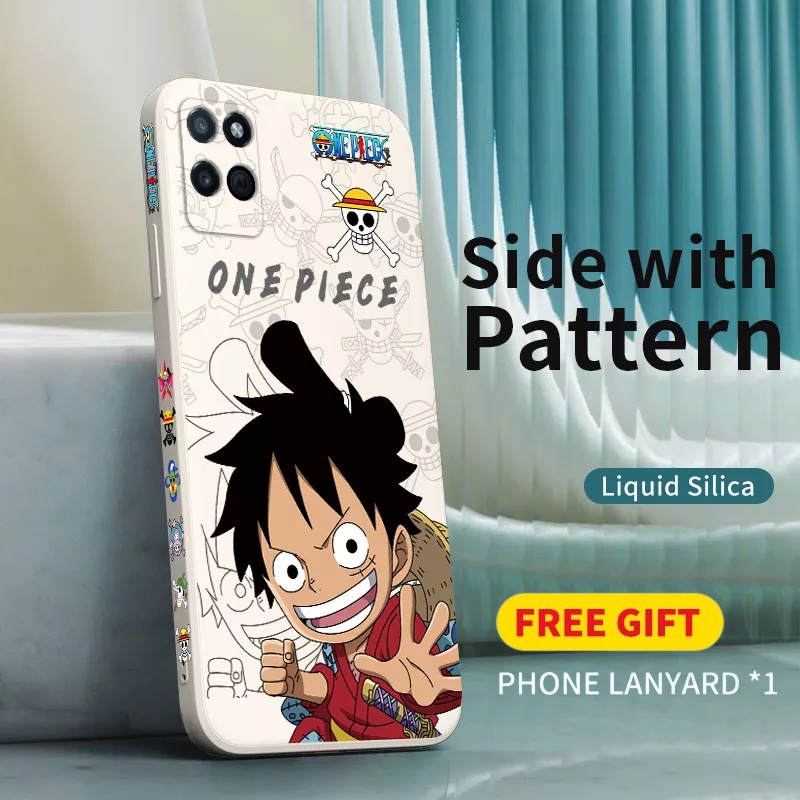 Realme 8i / Narzo 50 Casing Anime Softcase OnePiece Case Gambar Wanokuni Edition Casing Cover