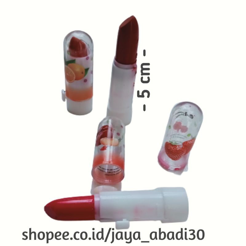 Mainan Lipstik Beauty Girl Bisa diaplikasikan / dipakai berwarna rasa buah