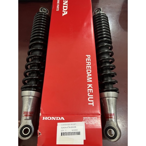 Shockbreaker / Shock Breaker Belakang Original Asli Honda AHM Supra X 125, Revo 100, Supra Fit New