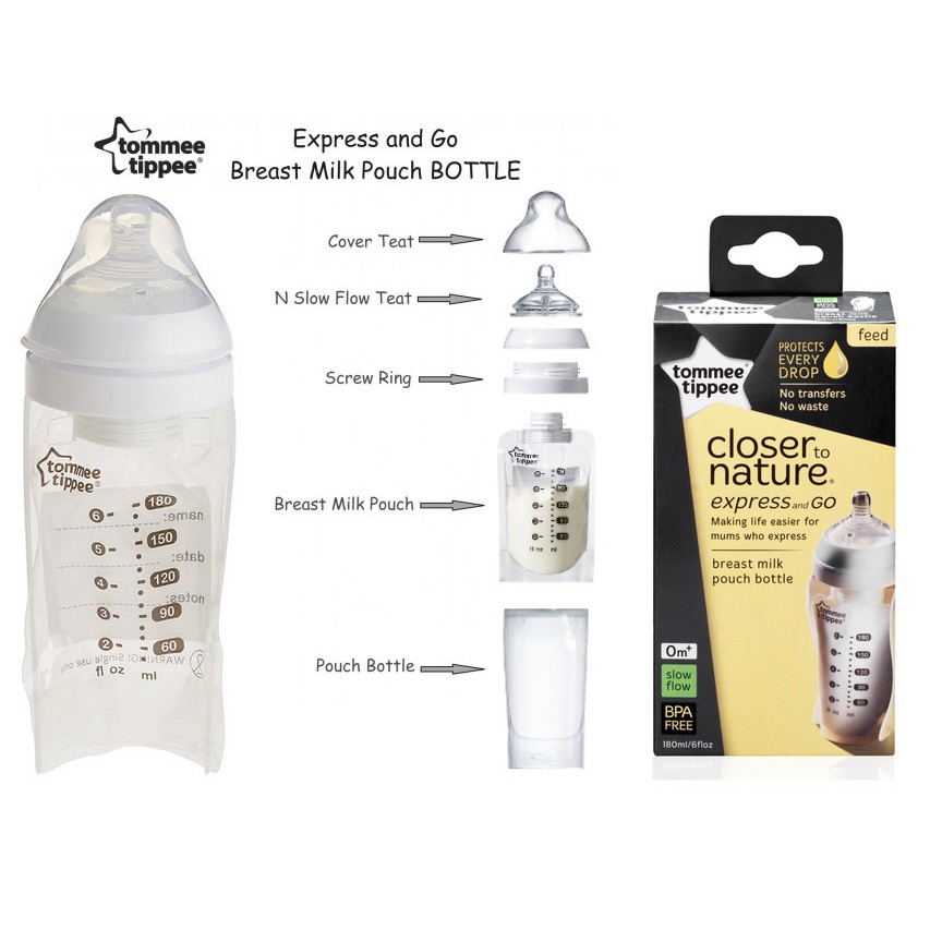 breast milk pouch bottle