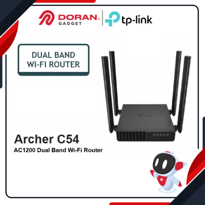 TP-Link Archer C54 AC1200 Dual Band Wi-Fi Router - 1200 Mbps