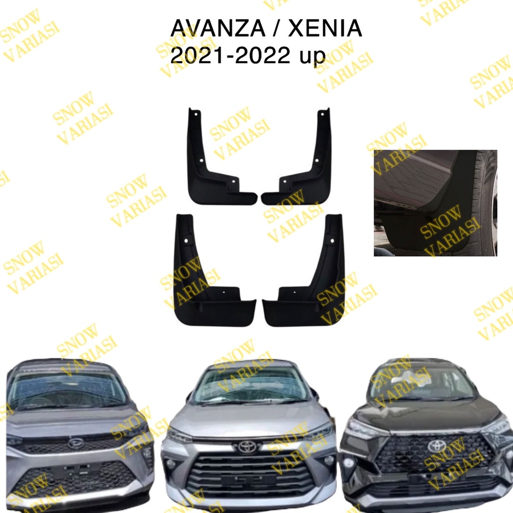 Mud Guard Avanza Xenia Veloz GR SPORT 2021 2022 2023 Karpet Lumpur