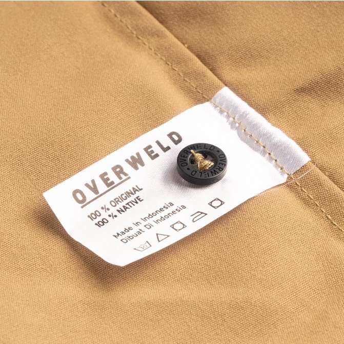 Overweld - Kemeja Oversize Khaki | Oversize Casual Shirt