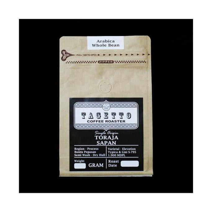 

Kopi Arabika Toraja Sapan 250Gr Biji Atau Bubuk | Arabica Coffee - Biji Kopi Ready Stock