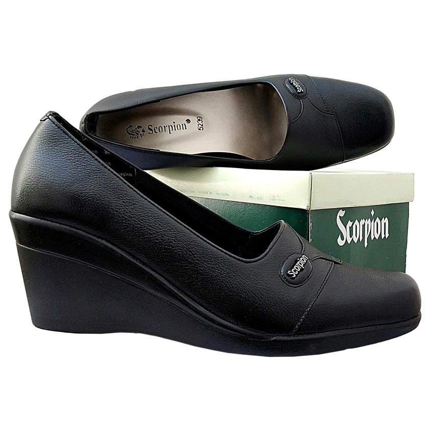 HOT SALE Sepatu Formal Wanita Kulit SCORPION 5239 Hitam ORIGINAL/KUALITAS PREMIUM