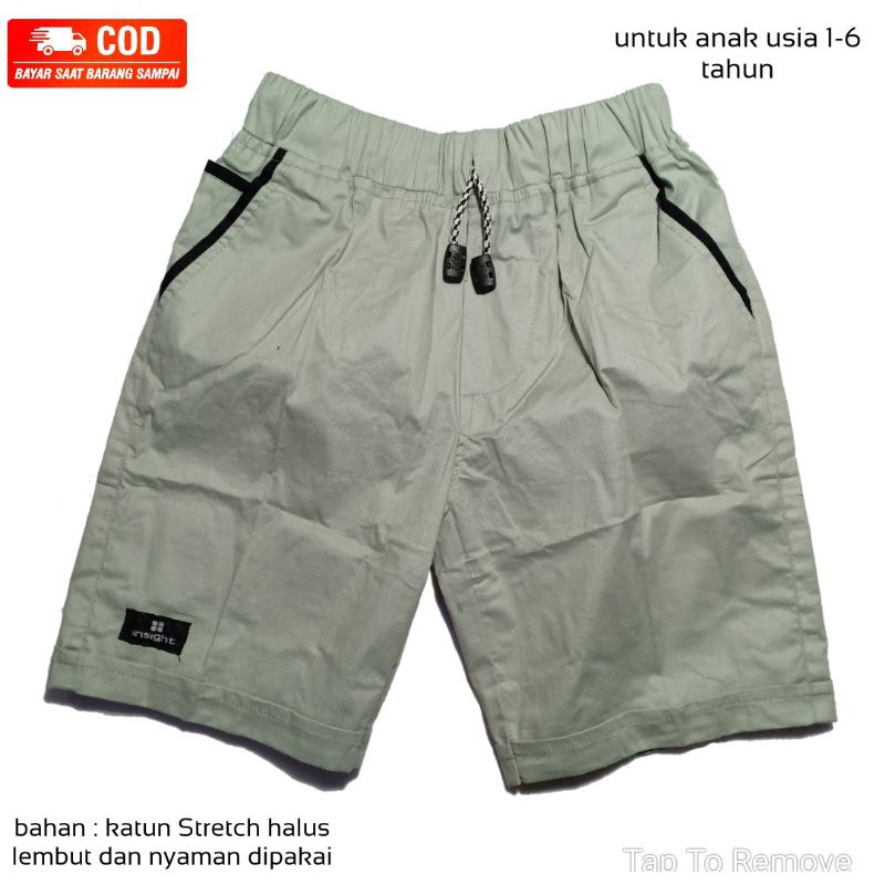celana pendek anak laki laki /celana pendek Chino anak laki laki/celana pendek karet anak