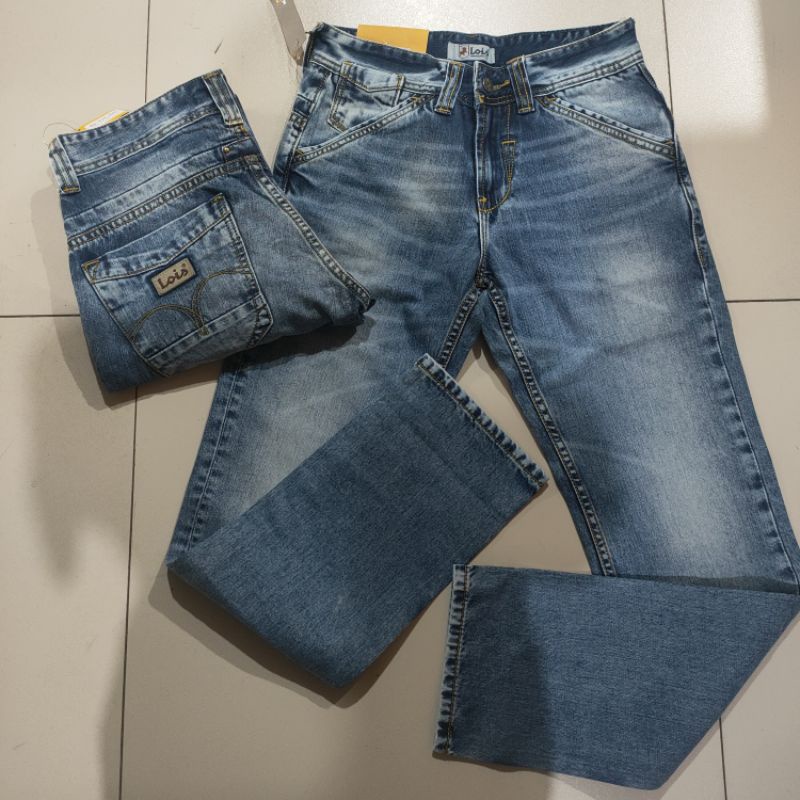 CELANA PANJANG PRIA SLIM FIT NEW ARRIVAL CFL392E - LOIS JEANS (FREE GIFT)