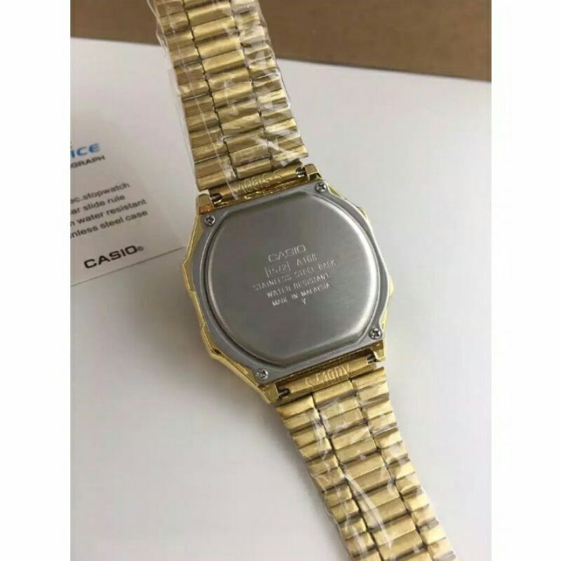 [ COD ] Jam tangan wanita Casio touch screen stainless