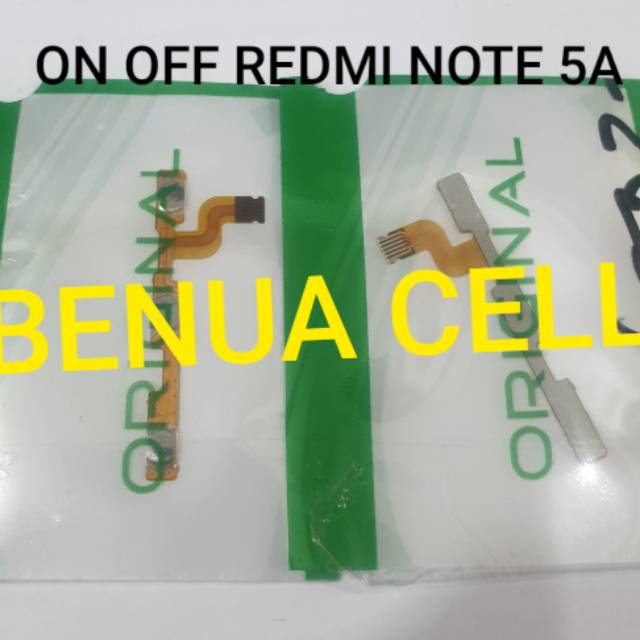 FLEXIBEL ON OFF XIAOMI REDMI NOTE 5A NOTE 5A PRIME - REDMI NOTE 2 - REDMI NOTE 9 / REDMI 10X 4G