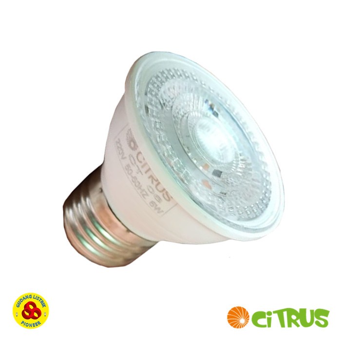 Citrus Lampu LED MR16 6W RGB 220V AC LED Halogen Multicolor Fiting E27