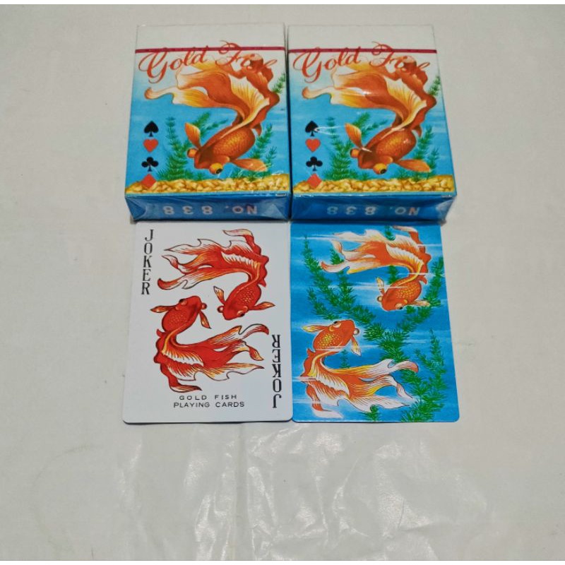 Kartu Remi Gold Fish 12 pcs