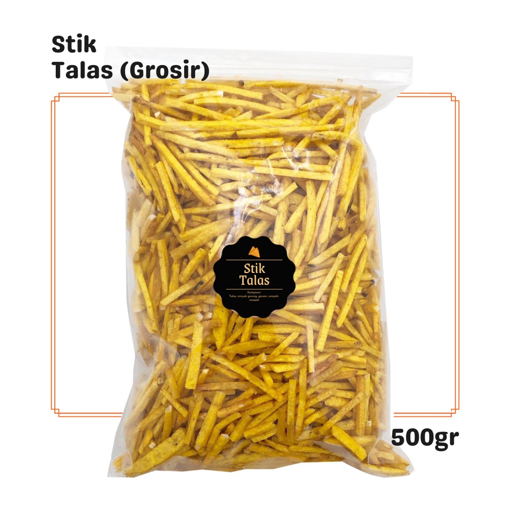 

Stik Talas Original (Grosir) 500gr / Snack Cemilan Kilo Kiloan Camilan Ringan