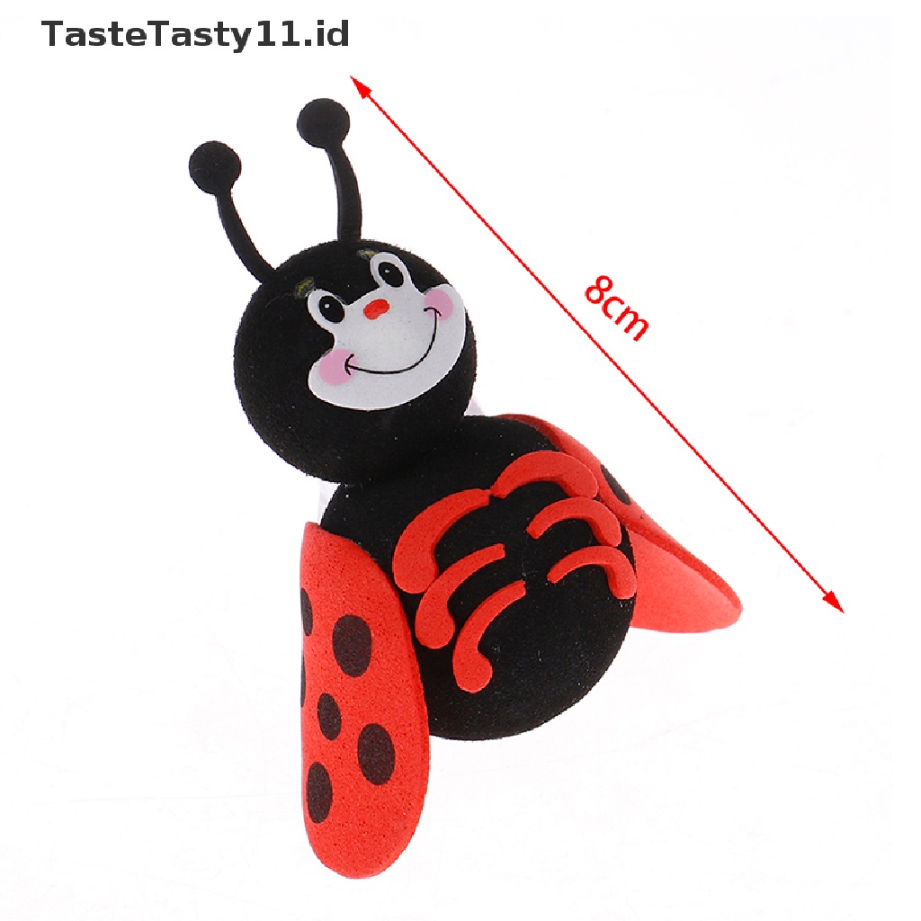 Tastetasty Hiasan Ujung Antena Aerial Mobil Bentuk Boneka Kumbang Bahan EVA