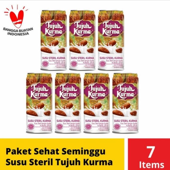 

[COD] Paket sehat Seminggu susu steril tujuh kurma 7 pcs [COD]