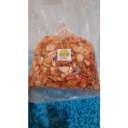 

kerupuk seblak bantet bawang udang pedas gurih 1kg