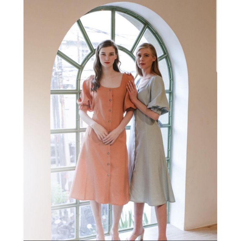 Maven April Dress Tangerine