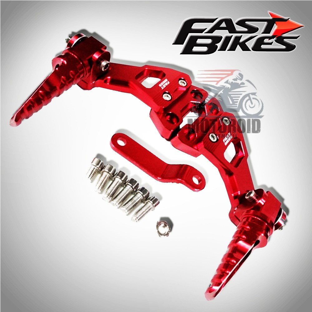 FASTBIKES 9009A FOOTSTEP FOOT STEP GANTUNG BELAKANG PIJAKAN INJAKAN SATRIA FU 150 FULL CNC