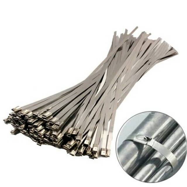 Stainless cable ties, kabel ties tis metal stainless 4,6X150 MM
