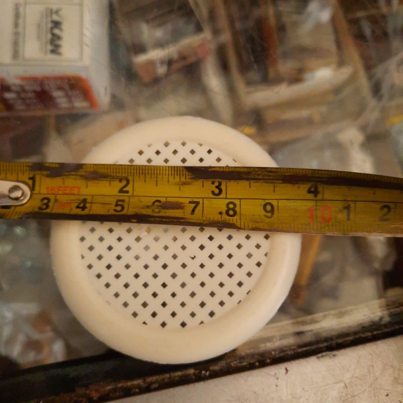 

lubang hawa udara plastik bulat warna putih