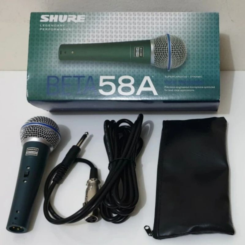 Mic Shure BETA58A Switch On Off