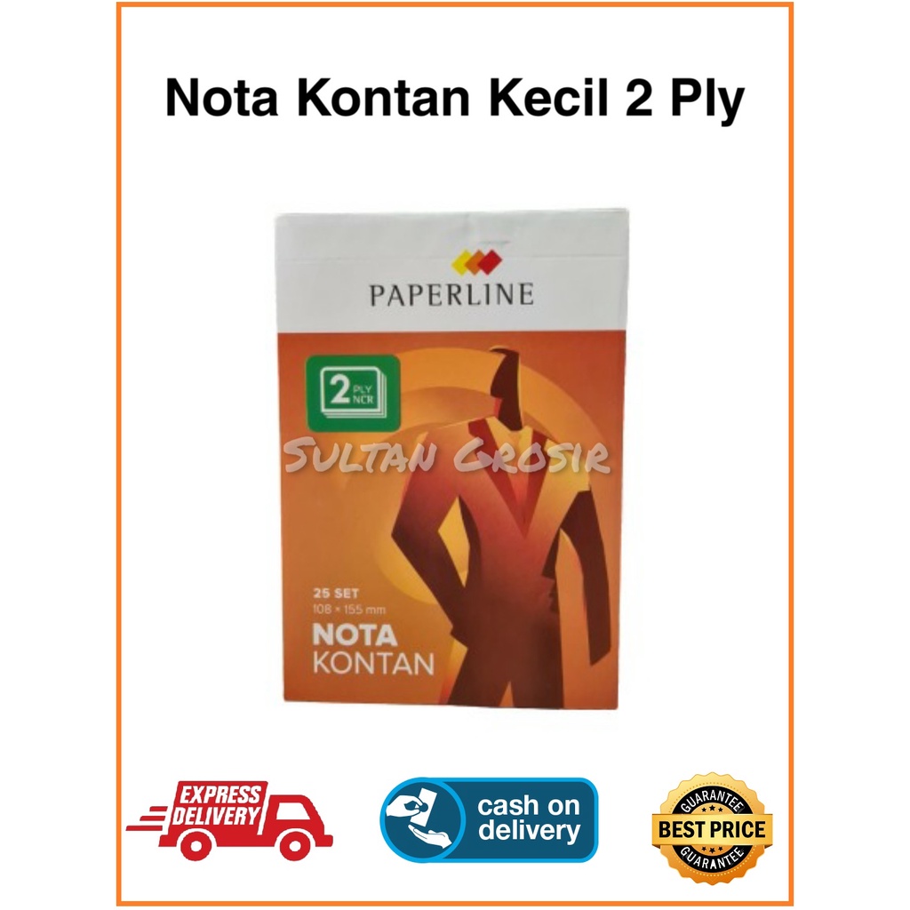 

NOTA KONTAN 2 PLY PAPERLINE / BUKU NOTA KONTAN KECIL 2 PLY / BUKU BON KECIL