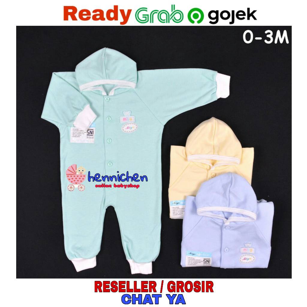 MIYO by libby Baju Kodok Panjang Warna Newborn (0-3M) SNI