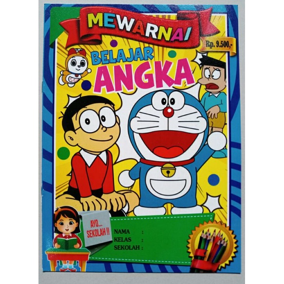 

buku mewarnai anak doraemon