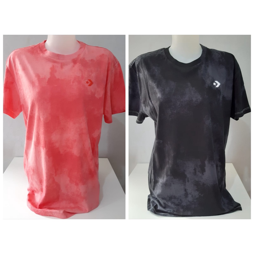 CONVERSE KAOS ATASAN TSHIRT WANITA CONVERSE WASH EFFECT RELAXED FIT ORIGINAL