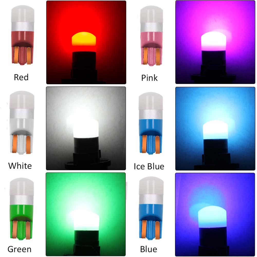 Lanfy Lampu Mobil Baca Kubah W5W Multicolor T10 3030lampu Led Parkir 1SMD