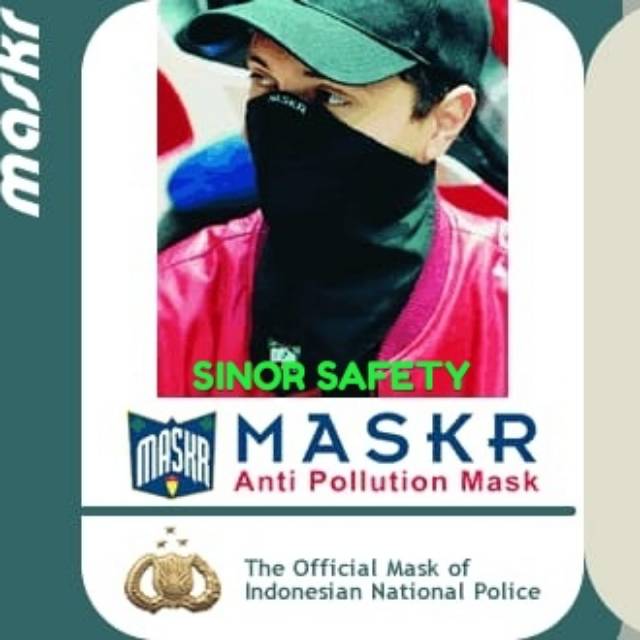 Original Masker Micro Fiber Masker Long Motir Biker No Carbon Masker Panjang