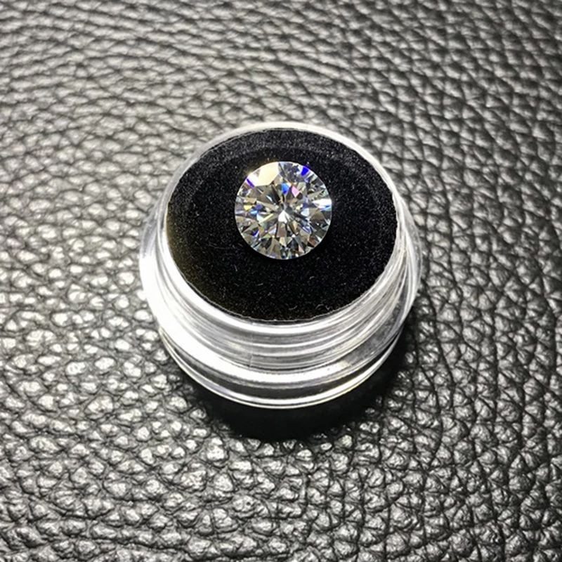 ( ORI) Batu Permata Moissanite Reguler Color 5 mm - 9mm Original Real Picture