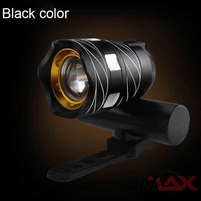 Lampu Depan Sepeda super terang Chargerable LED Zoomable Bicycle aksesoris MTB Gunung elektrik