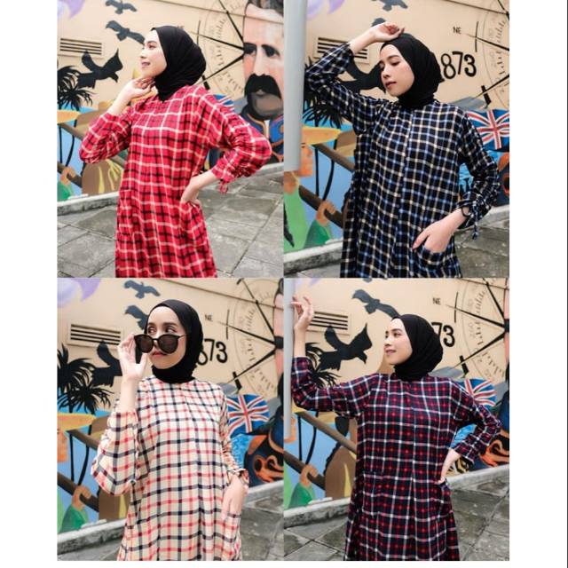 Tartan Tunik by NHS LOOKS