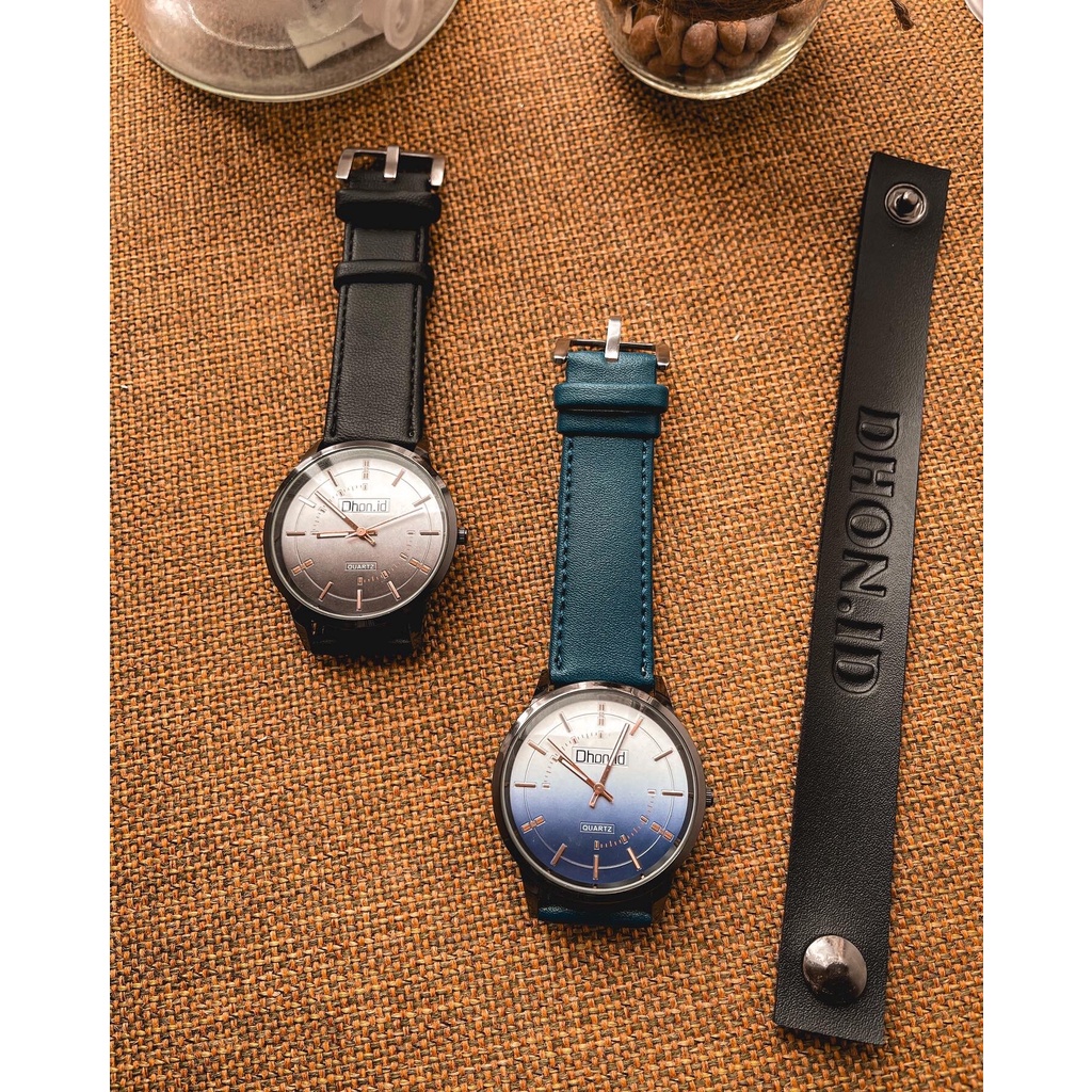 Jam Tangan Pria Dhon.id gratis gelang dan kalung (dhonstore)