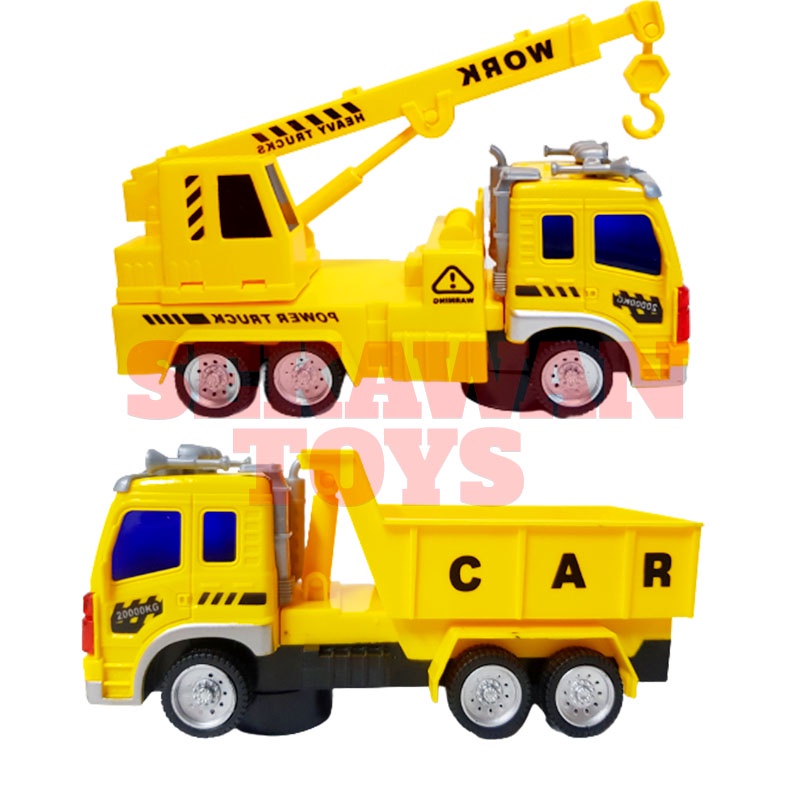 Mainan Truck Crane/ Mainan Truck Pasir Contruction 777-70