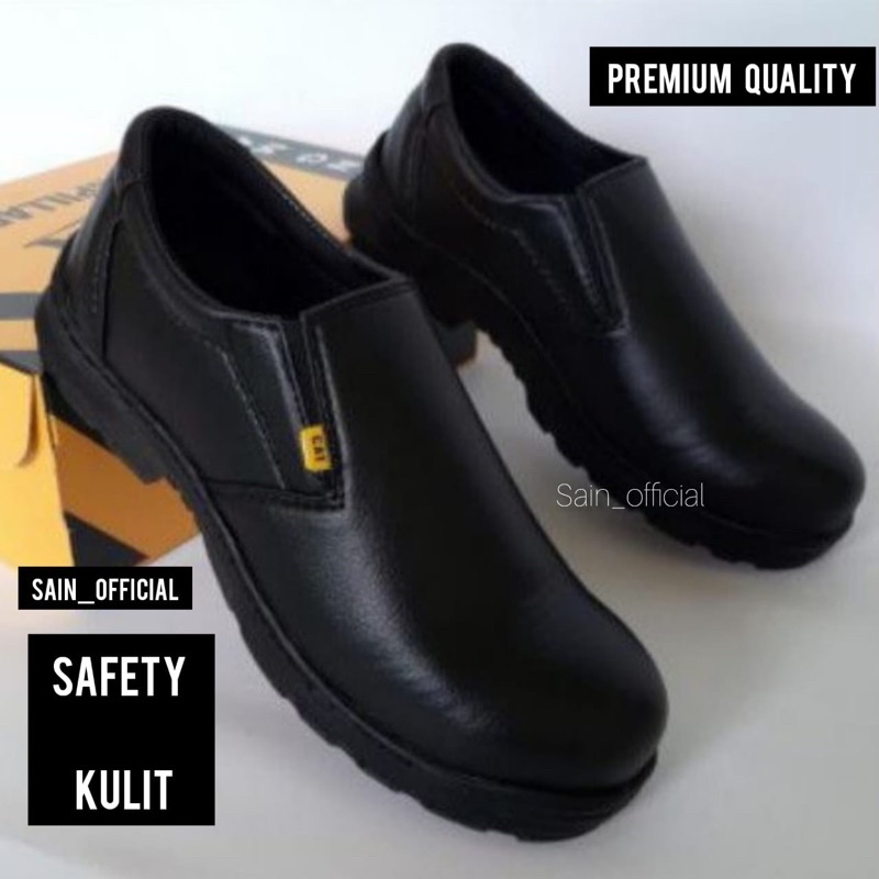 Sepatu Safety Pria Slip On Sepatu Safety Pris Kulit